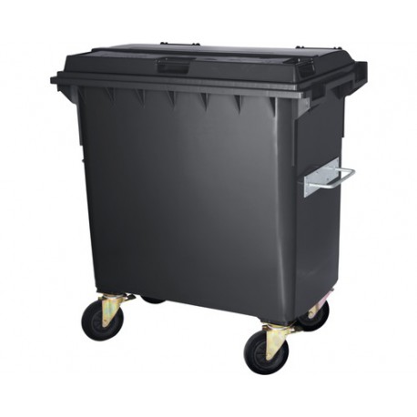 Conteneur à déchets 770 litres gris